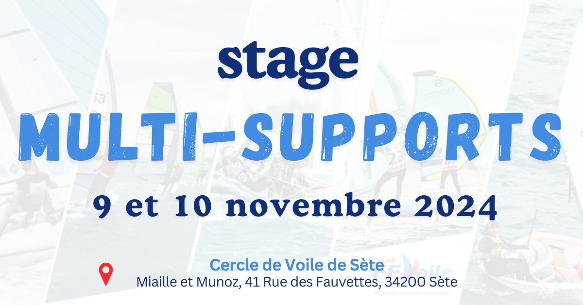 You are currently viewing Stage Multi Supports à Sète le 9 et 10 novembre 2024